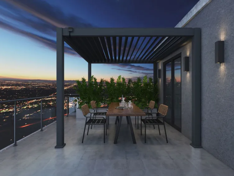 Pavillon »Superior«, aus Aluminium