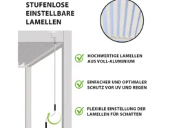 Pavillon »Superior«, aus Aluminium