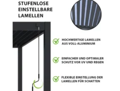 Pavillon »Superior«, aus Aluminium