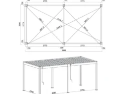 Pavillon »Superior«, aus Aluminium
