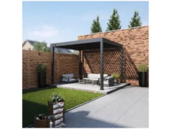 Pavillon »Trumpf«, mit verschließbaren Stahl-Lamellen
