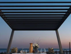 Pavillon »Trumpf«, mit verschließbaren Stahl-Lamellen