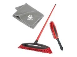 Pet Pro Komplettset, Besen, Bürste & Handtuch