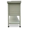 Pflanztisch mit Ablage und Schrank, 98 x 48 x 97 cm, aus Holz