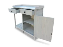 Pflanztisch Unterschrank, 98 x 48 x 95 cm, grau