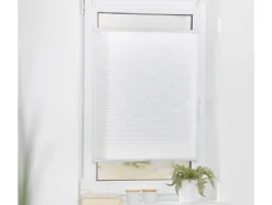 Plissee Klemmfix, ohne Bohren, verspannt, blickdicht, ab 45 x 130 cm