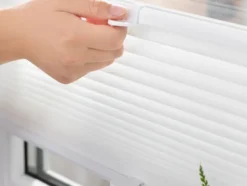 Plissee Klemmfix, ohne Bohren, verspannt, blickdicht, ab 45 x 130 cm