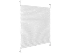 Plissee Klemmfix, ohne Bohren, verspannt, blickdicht, ab 45 x 130 cm