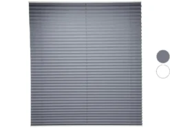 Plissee Rollo für Fenster, 100 x 130 cm, Montage ohne Bohren