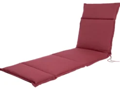 Polsterauflage Liege, mit Stehsaum, ca. 190 x 58 x 4 cm
