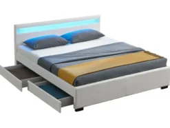 Polsterbett »Lyon« mit LED-Beleuchtung