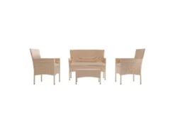 Polyrattan Gartenmöbel Sitzgruppe »Fort Myers«, 4-teilig