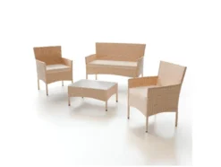 Polyrattan Gartenmöbel Sitzgruppe »Fort Myers«, 4-teilig