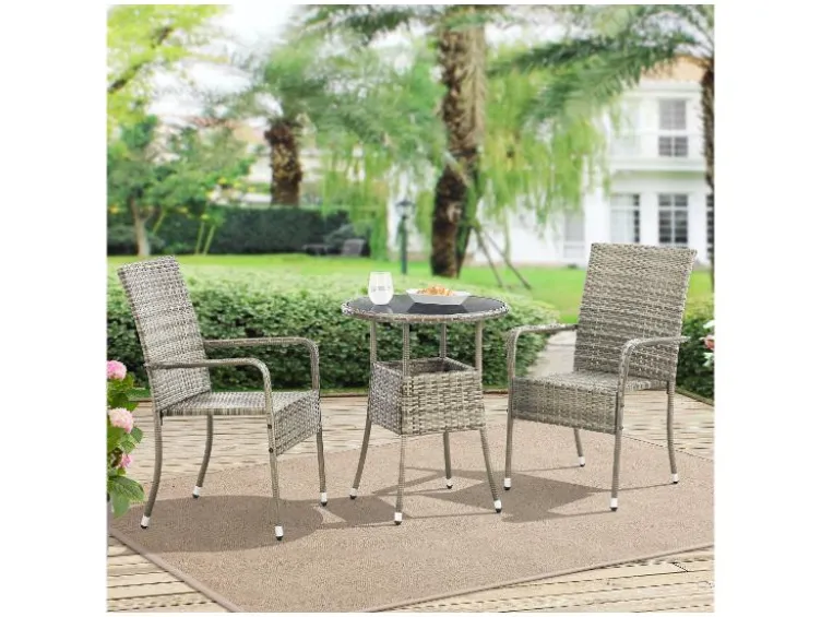 Polyrattan Gartentisch »Yoro« rund