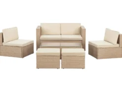 Polyrattan Lounge »Salou«, 6-tlg.