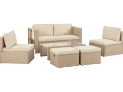 Polyrattan Lounge »Salou«, 6-tlg.