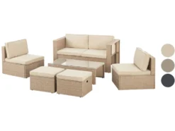 Polyrattan Lounge »Salou«, 6-tlg.