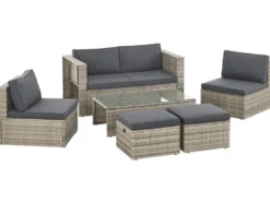 Polyrattan Lounge »Salou«, 6-tlg.