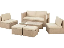 Polyrattan Lounge »Salou«, 6-tlg.