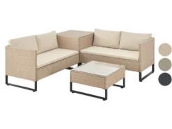 Polyrattan Lounge »Santorini«, 4-tlg.