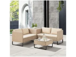 Polyrattan Lounge »Santorini«, 4-tlg.