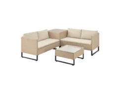 Polyrattan Lounge »Santorini«, 4-tlg.