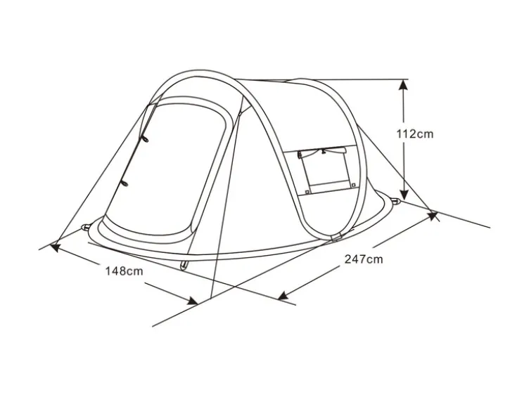 Pop-Up Zelt, 2 Personen