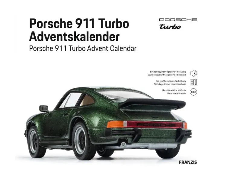 Porsche 911 Turbo Adventskalender 1:43
