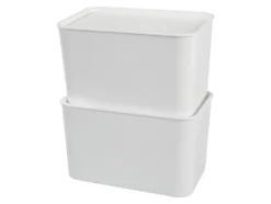 Premium-Boxen mit Deckeln, 2 x 5 l