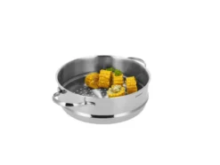 Premium-Edelstahl-Dampfgareinsatz, Ø 24 cm