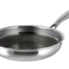 Premium-Edelstahlpfanne mit Wabenstruktur, Ø 24 cm