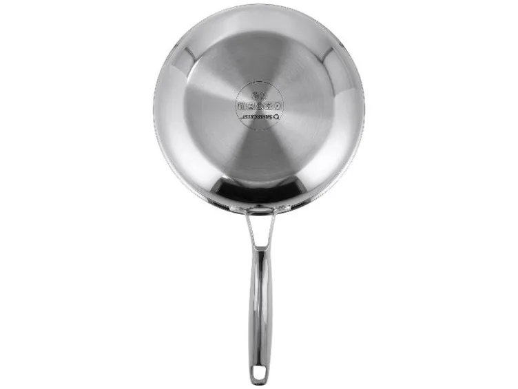 Premium-Edelstahlpfanne mit Wabenstruktur, Ø 24 cm