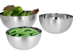 Premium-Edelstahl-Schüssel-Set, 3 Stk.