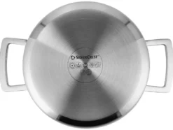 Premium-Edelstahltopf mit Wabenstruktur, Ø 20 cm
