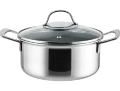 Premium-Edelstahltopf mit Wabenstruktur, Ø 20 cm