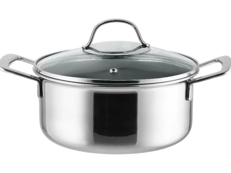 Premium-Edelstahltopf mit Wabenstruktur, Ø 20 cm