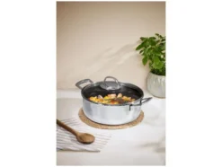 Premium-Edelstahltopf mit Wabenstruktur, Ø 24 cm