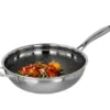 Premium-Edelstahl-Wok mit Wabenstruktur, Ø 28 cm