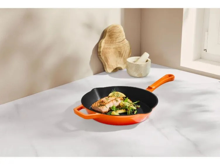 Premium-Gusseisengrillpfanne / Premium-Gusseisenpfanne