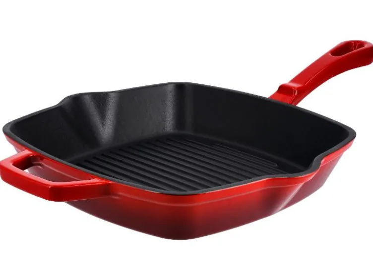 Premium-Gusseisengrillpfanne / Premium-Gusseisenpfanne