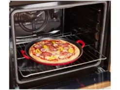 Premium-Gusseisenpizzaplatte Ø 31 cm Premium-Gusseisengrillplatte L 36,0 x B 26,0 cm