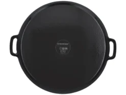 Premium-Gusseisenpizzaplatte Ø 31 cm Premium-Gusseisengrillplatte L 36,0 x B 26,0 cm