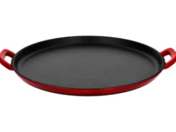 Premium-Gusseisenpizzaplatte Ø 31 cm Premium-Gusseisengrillplatte L 36,0 x B 26,0 cm