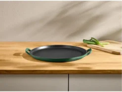 Premium-Gusseisenpizzaplatte Ø 31 cm Premium-Gusseisengrillplatte L 36,0 x B 26,0 cm