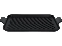 Premium-Gusseisenpizzaplatte Ø 31 cm Premium-Gusseisengrillplatte L 36,0 x B 26,0 cm