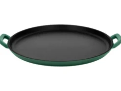 Premium-Gusseisenpizzaplatte Ø 31 cm Premium-Gusseisengrillplatte L 36,0 x B 26,0 cm