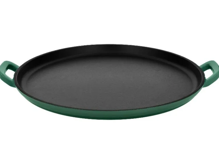Premium-Gusseisenpizzaplatte Ø 31 cm Premium-Gusseisengrillplatte L 36,0 x B 26,0 cm