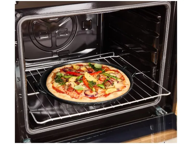 Premium-Gusseisenpizzaplatte Ø 31 cm Premium-Gusseisengrillplatte L 36,0 x B 26,0 cm