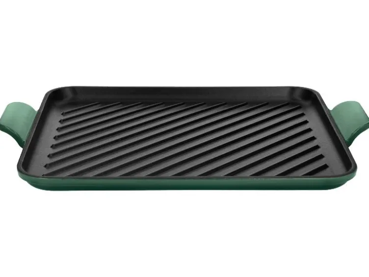Premium-Gusseisenpizzaplatte Ø 31 cm Premium-Gusseisengrillplatte L 36,0 x B 26,0 cm