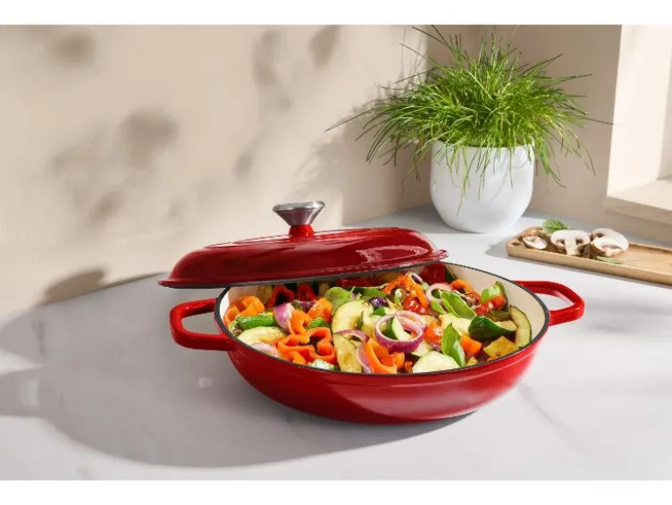 Premium-Gusseisenservierpfanne, Ø 30 cm